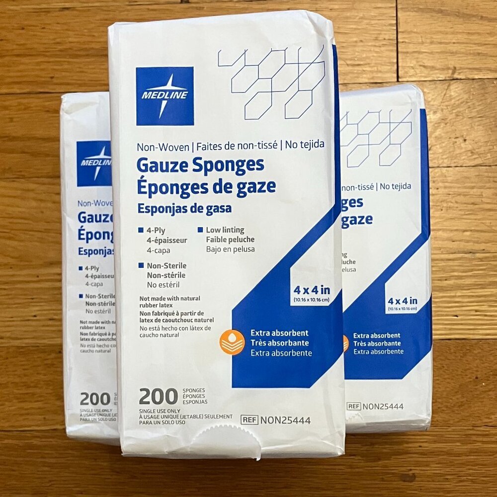 Medline 4x4 Gauze Pads 600ct
